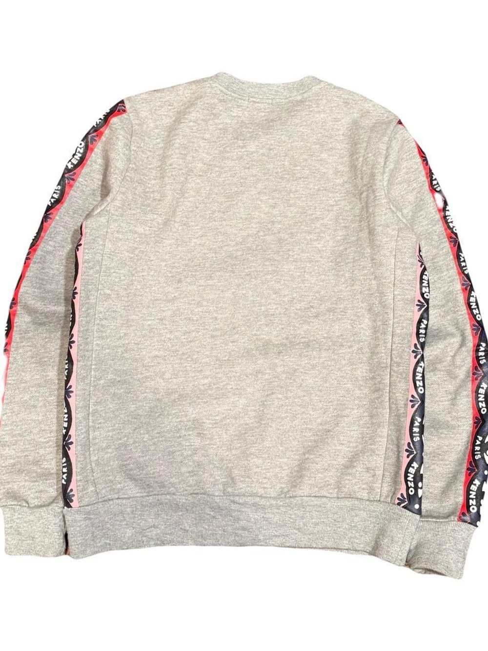 Kenzo Paris Archive Eye Embroidered Grey Slim Fit Crewneck - Picture 2 of 3